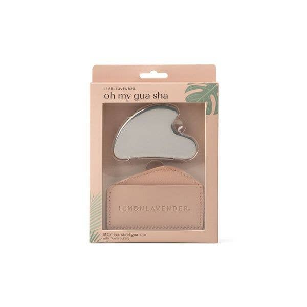 Lemon Lavender Oh My Guash Stainless Steel Gua Sha