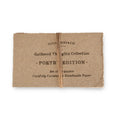 50 Gathered Thoughts of Poetry on Handmade Paper