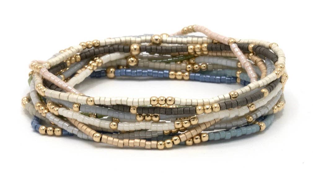 2mm Newport GOLDEN + Gold Filled Waterproof Bracelet: 7"