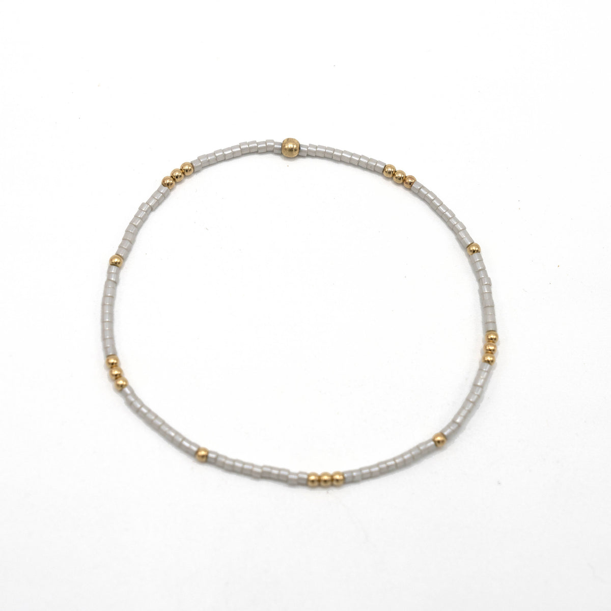 2mm Newport SILVER + Gold Filled Waterproof Bracelet: 7"