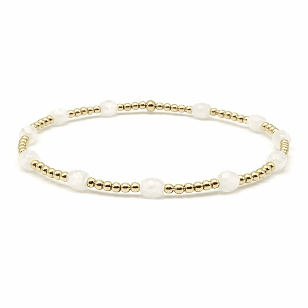 The Key West Bracelet in Light Pink: 7"