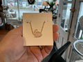 Bunny short pendant pink