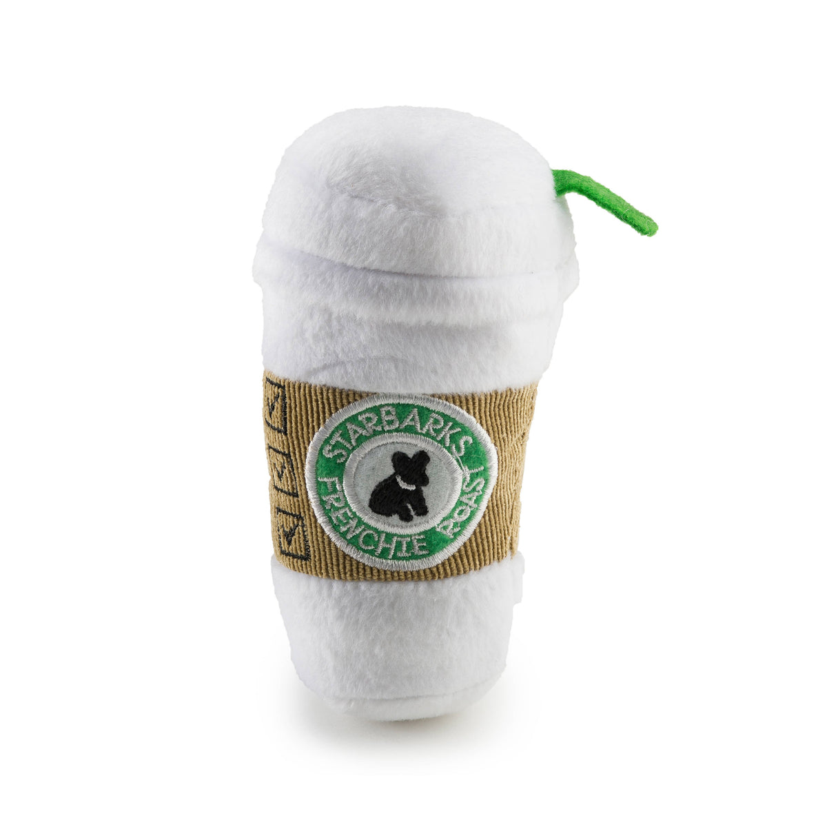 Starbarks Coffee Cup W/ Lid Squeaker Dog Toy: Small / Mini