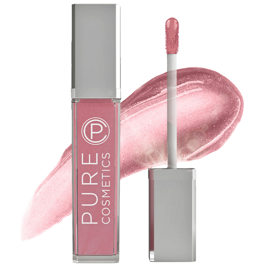 Push Button Pure Illumination Light Up Lip Gloss: Party Girl Pink