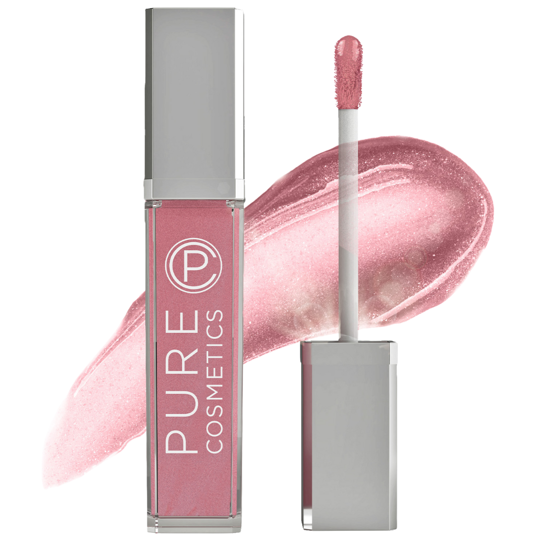 Push Button Pure Illumination Light Up Lip Gloss: Wine Berry
