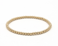 3mm Gold Filled Karma waterproof bracelet 6.5"-7"-7.25": 7"