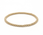3mm Gold Filled Karma waterproof bracelet 6.5"-7"-7.25": 7"