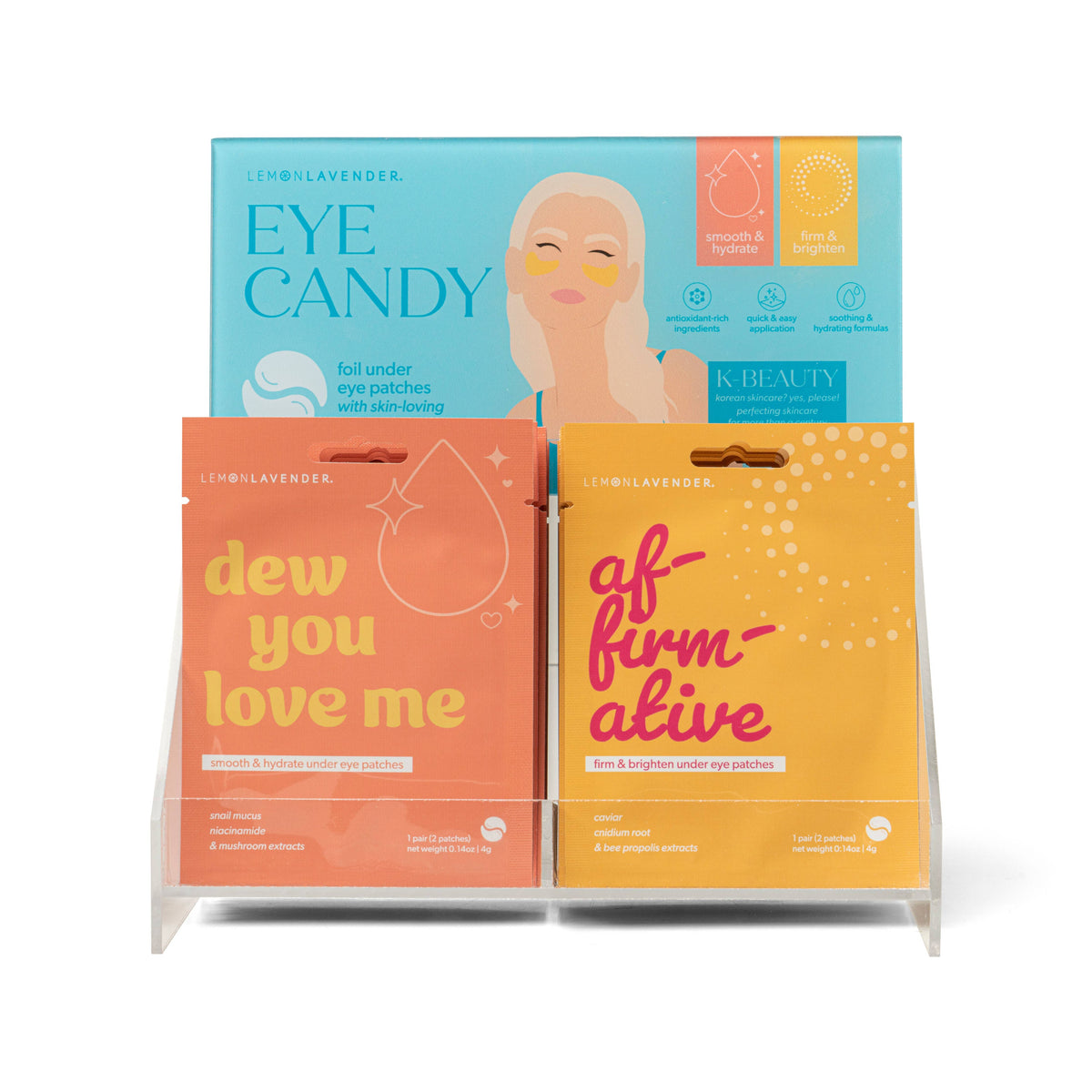 Lemon Lavender Eye Candy Foil Under Eye Patches Assortment