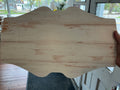 Plaque white 18x11
