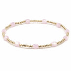 The Key West Bracelet in Light Pink: 7"