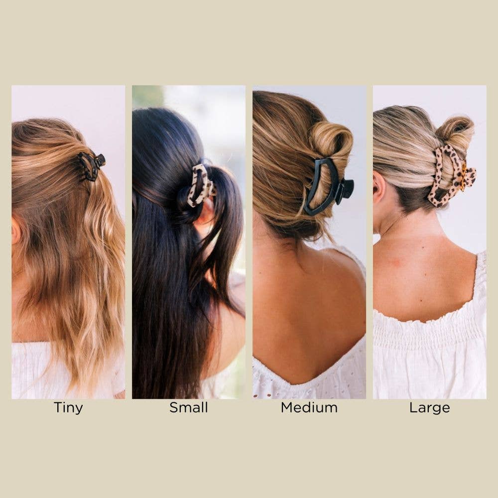 Open Hair Clip | Large | Jet Black