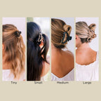 Open Hair Clip | Small | Coconut White