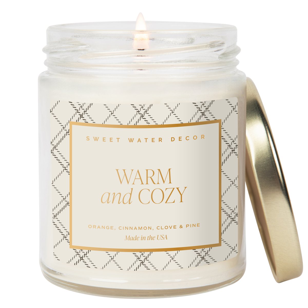 *NEW* Warm and Cozy 9 oz Soy Candle - Christmas Decor