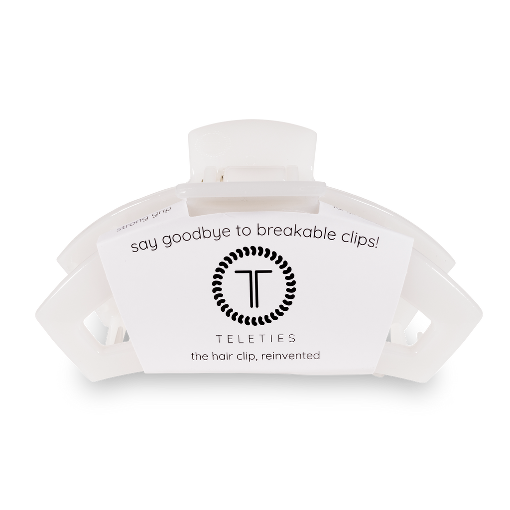 Open Hair Clip | Large | Coconut White