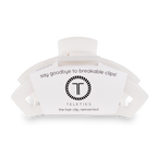 Open Hair Clip | Large | Coconut White