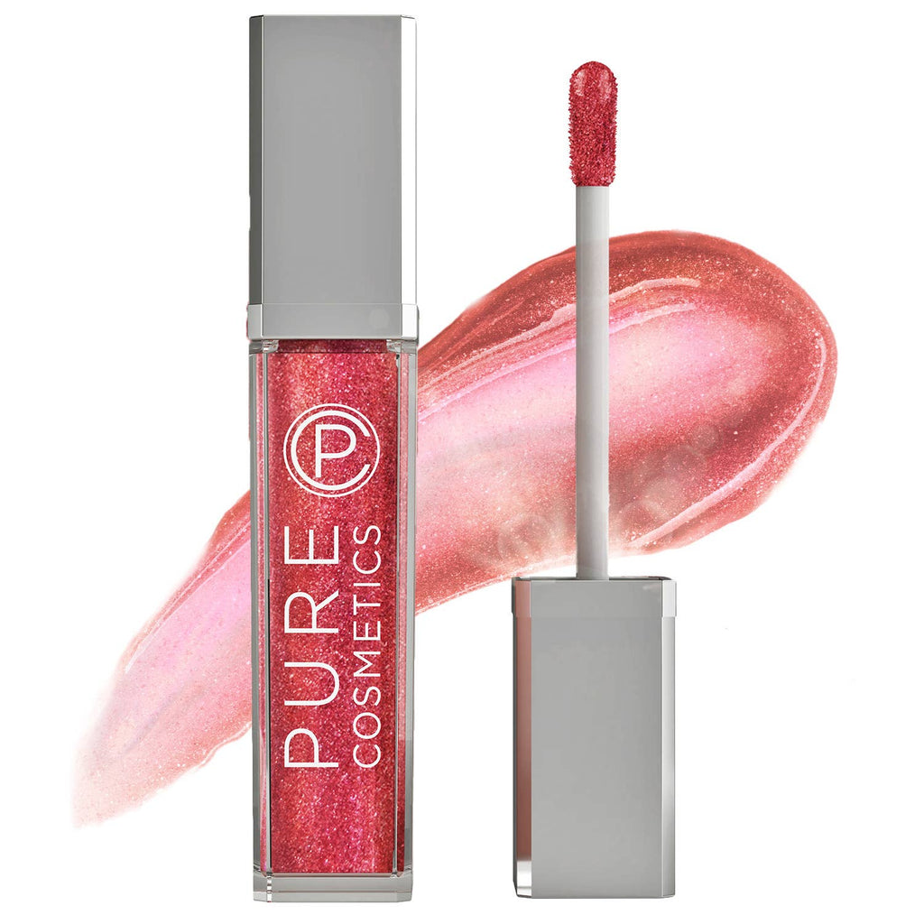 Push Button Pure Illumination Light Up Lip Gloss: Party Girl Pink