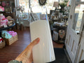 10” white flickering candle with remote