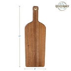 Rock & Branch® Wine Bottle Shaped Wooden Charcuterie Board