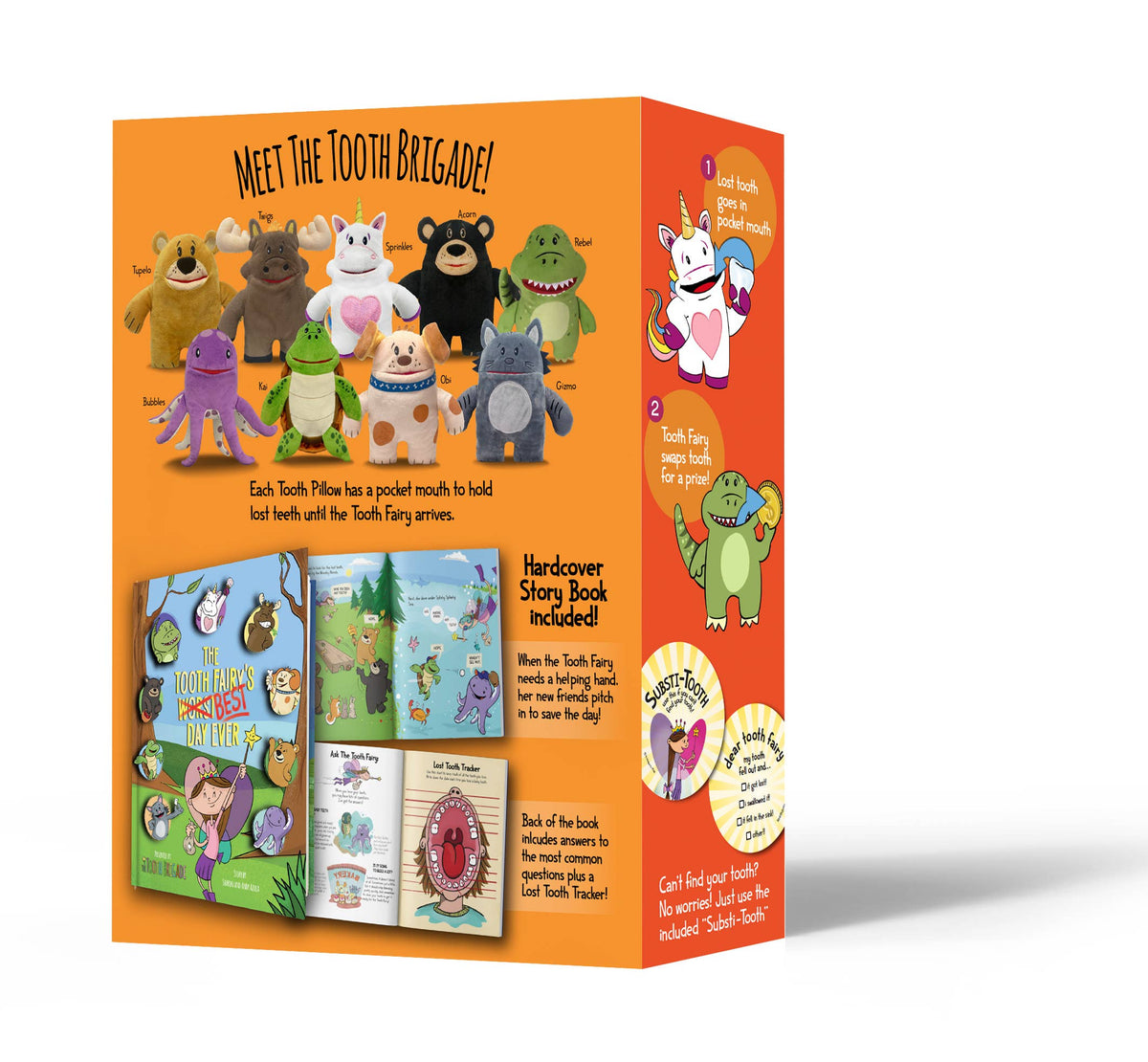Obi Dog and Book Bundle tooth fairy book and stuffie gift
