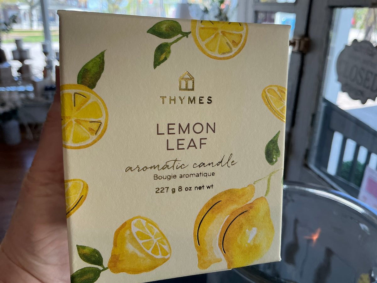Lemon Leaf Aromatic Poured Candle