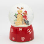 Musical Christmas Glitterdome, "Happy Pawlidays"