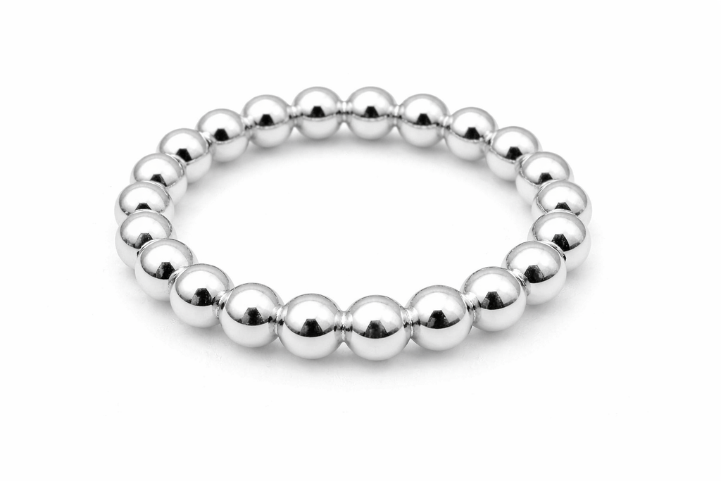 Sterling Silver 3mm Waterproof Stretch Ring