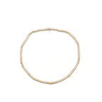 2mm Newport GOLDEN + Gold Filled Waterproof Bracelet: 7"