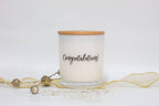 Congratulations Celebration Soy Candle: Prosecco Fizz