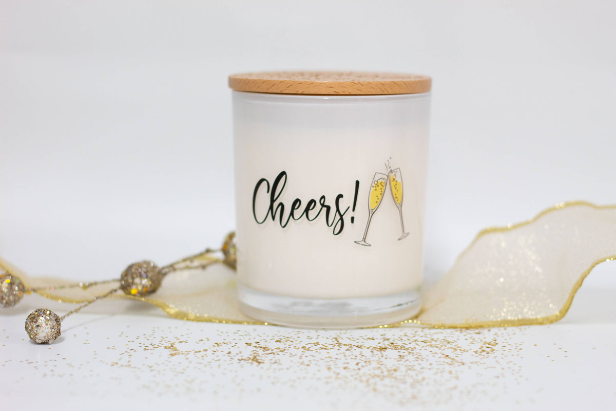 Champagne Cheers Celebration Soy Candle: Prosecco Fizz