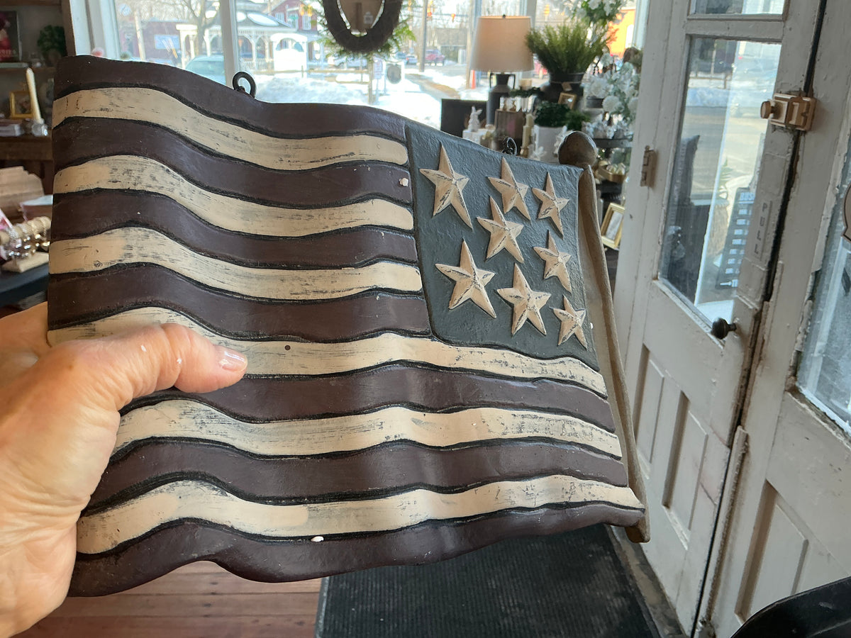 12.5” resin 8 star usa waving flag arrow replacement