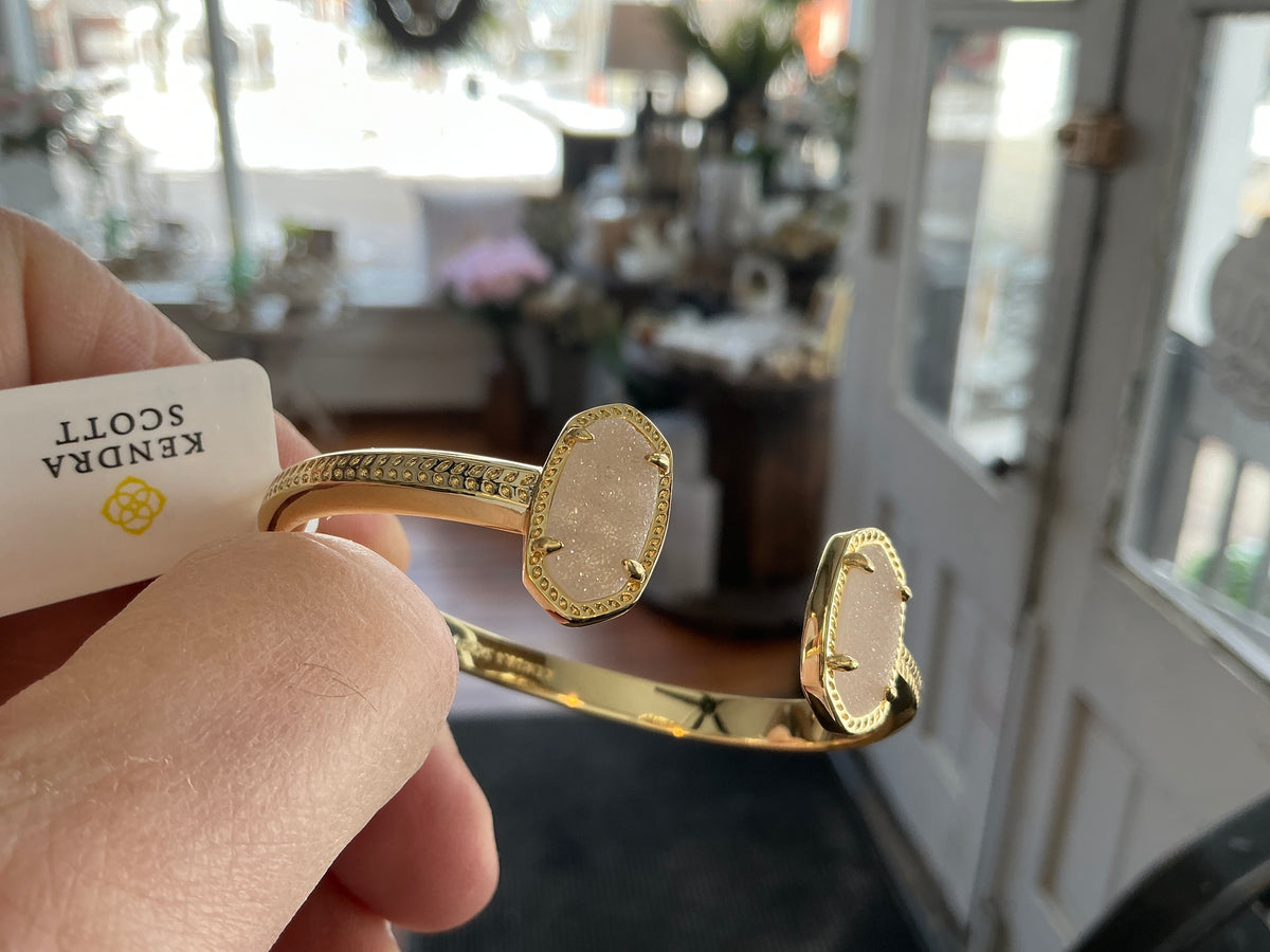 Elton Bracelet Gold Iridescent Drusy