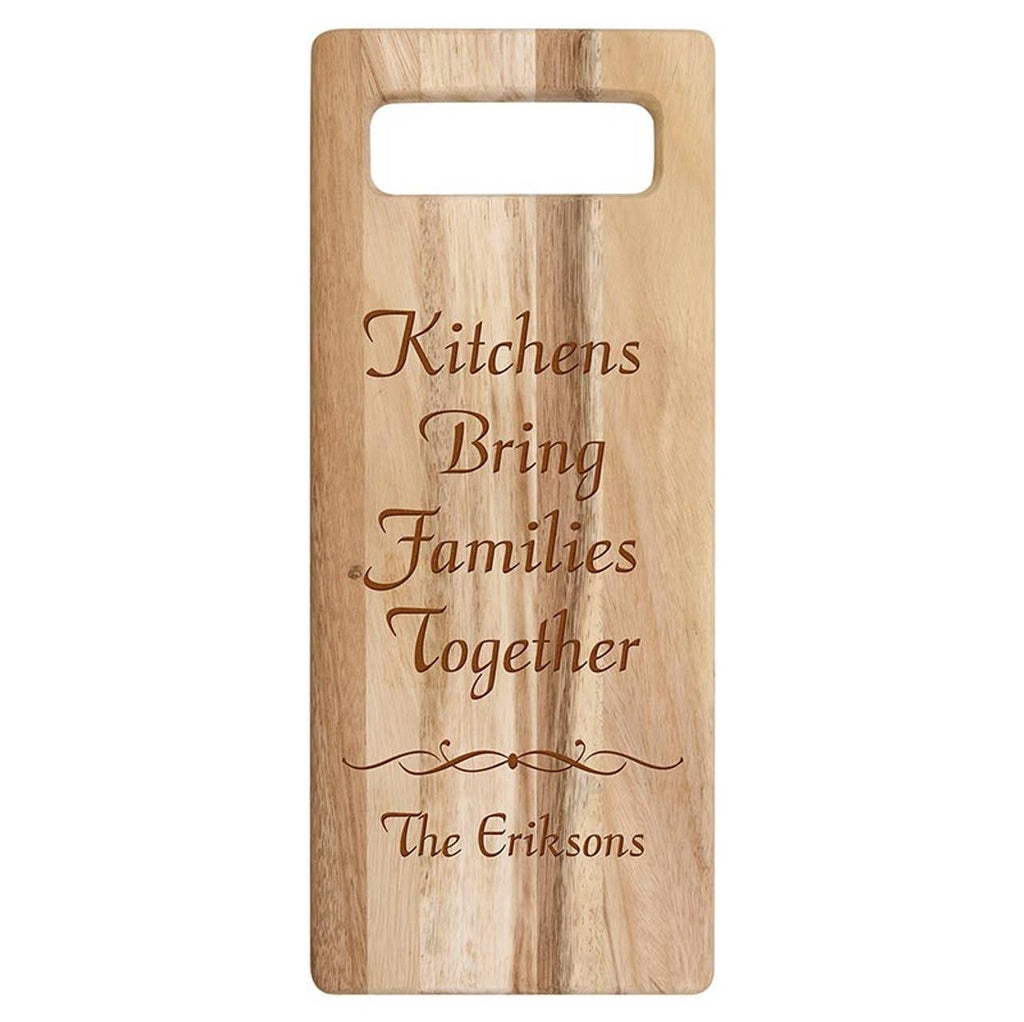 Acacia Cutting Board - This Kitchen is Seasoned - 15" H: 6.25" W x 15" H