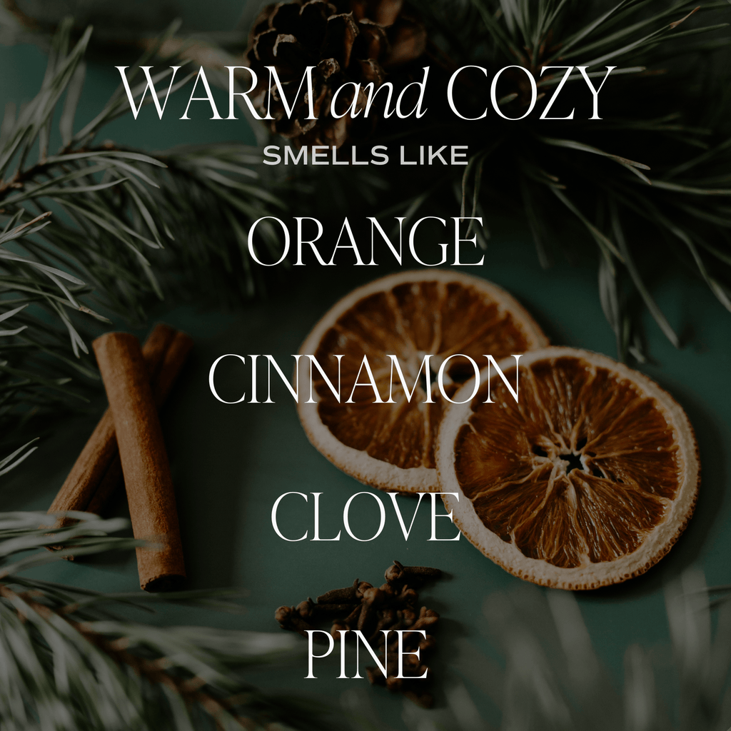 *NEW* Warm and Cozy 9 oz Soy Candle - Christmas Decor
