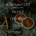 *NEW* Warm and Cozy 9 oz Soy Candle - Christmas Decor