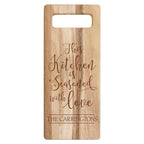 Acacia Cutting Board - This Kitchen is Seasoned - 15" H: 6.25" W x 15" H