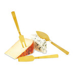 Gold-Plated Stainless Steel Cheese Knives - Set of 3