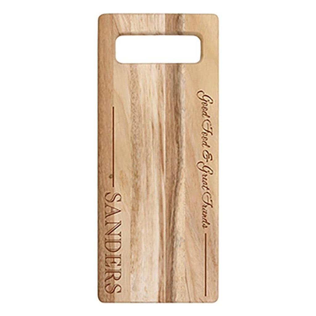 Acacia Cutting Board - This Kitchen is Seasoned - 15" H: 6.25" W x 15" H
