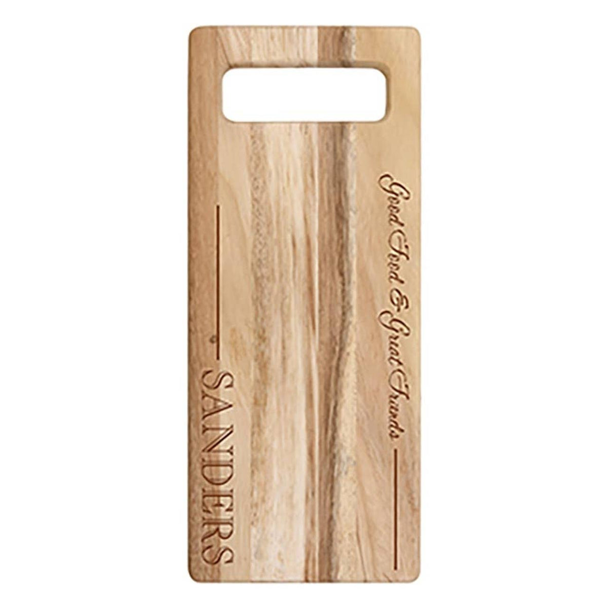 Acacia Cutting Board - This Kitchen is Seasoned - 15" H: 6.25" W x 15" H