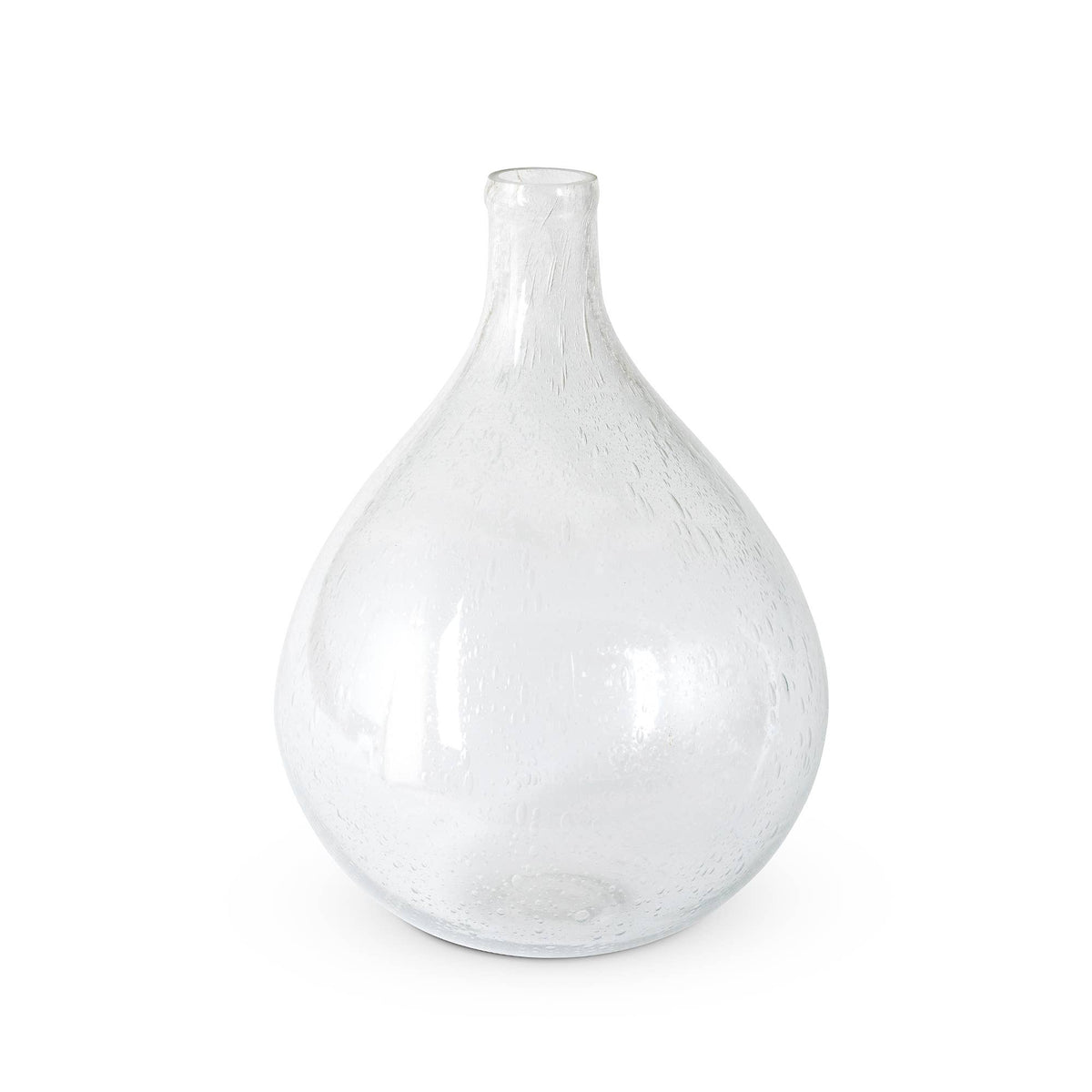 Promo Raindrop Glass Oversized Bottle Vase, 18 in.