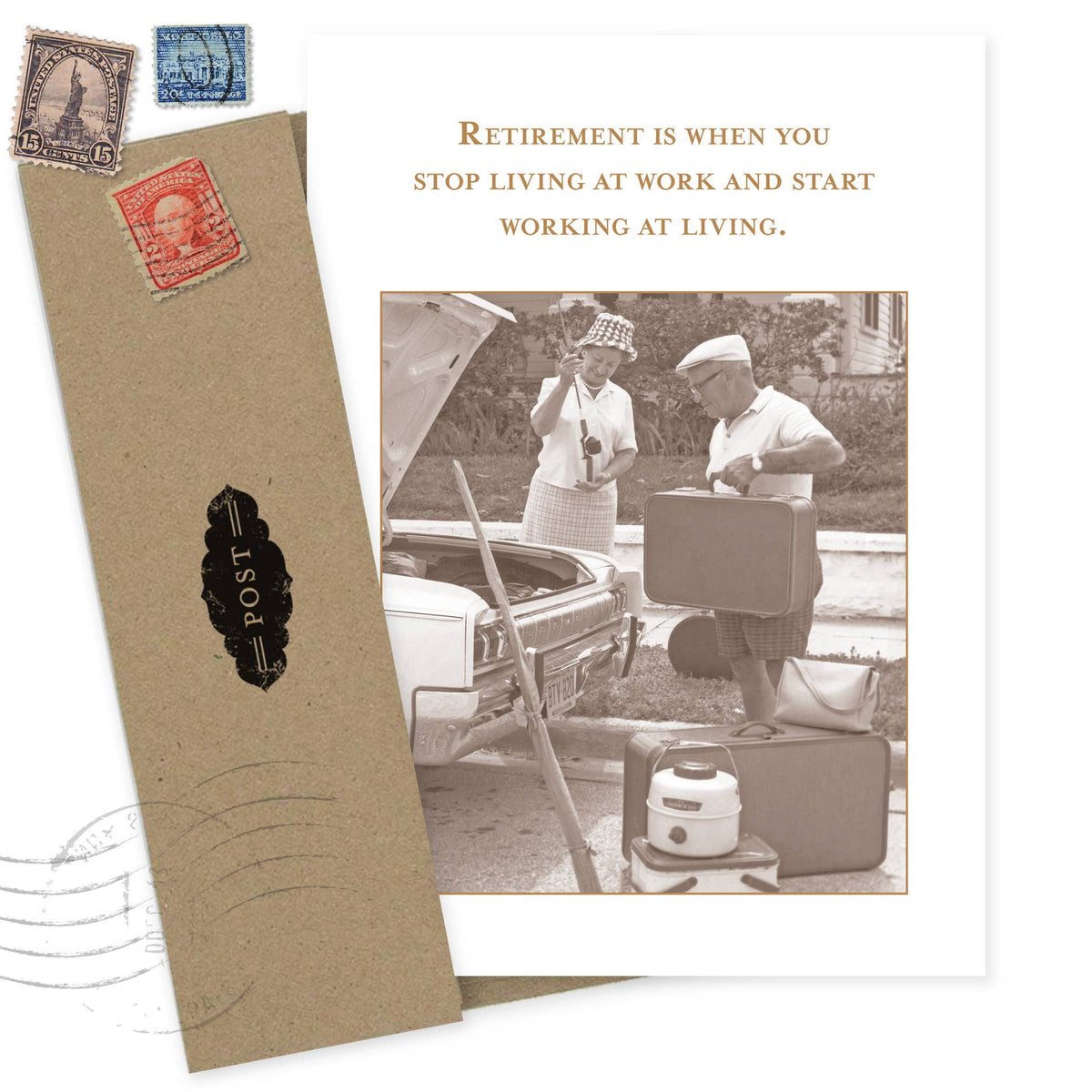 Working At Living Retirement Card