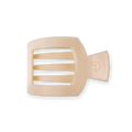 Square Flat Hair Clip | Small | Almond Beige