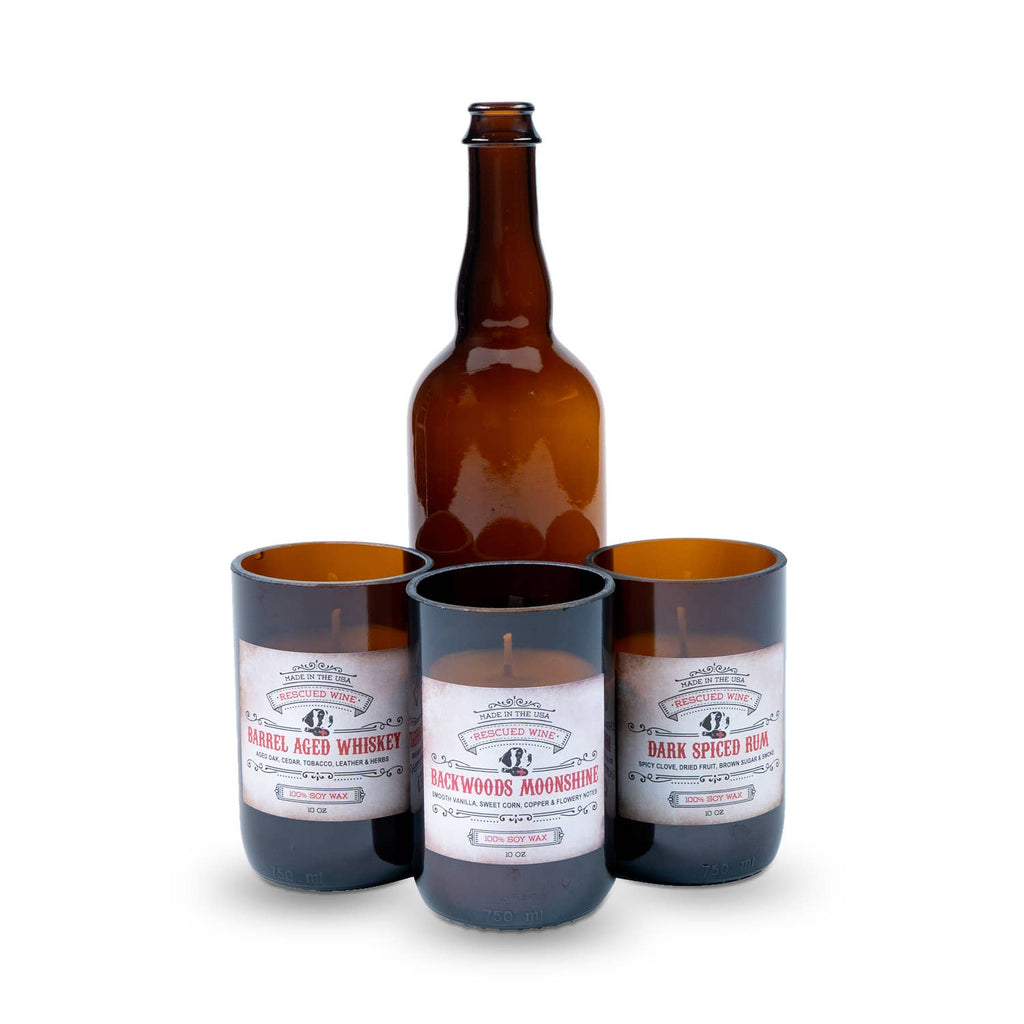 Bourbon & Tobacco Soy Candle: 10 oz. 60 Hours