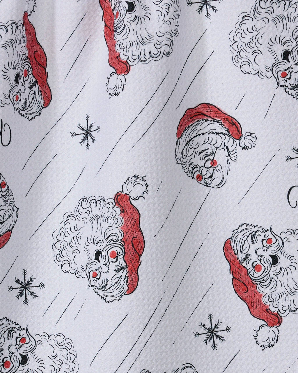 Claus Family Christmas Tea Towel