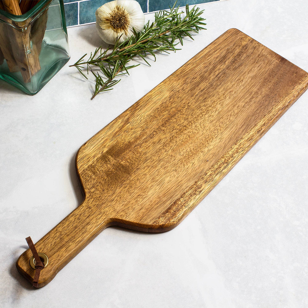 Rock & Branch® Wine Bottle Shaped Wooden Charcuterie Board