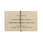 50 Gathered Thoughts of Encouragement on Handmade Paper