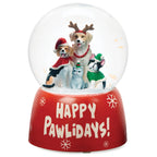 Musical Christmas Glitterdome, "Happy Pawlidays"