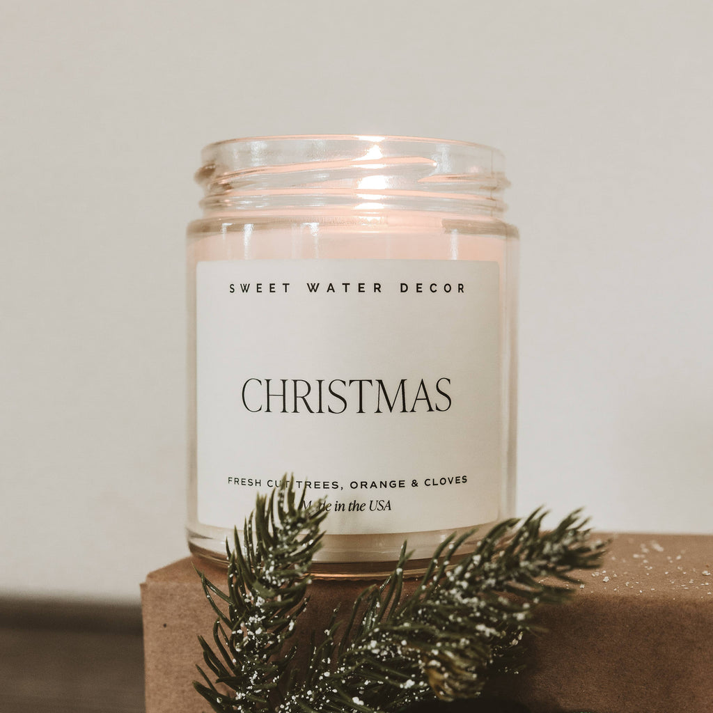 Christmas 9 oz Soy Candle - Christmas Decor & Gifts
