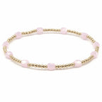 The Key West Bracelet in Light Pink: 7"