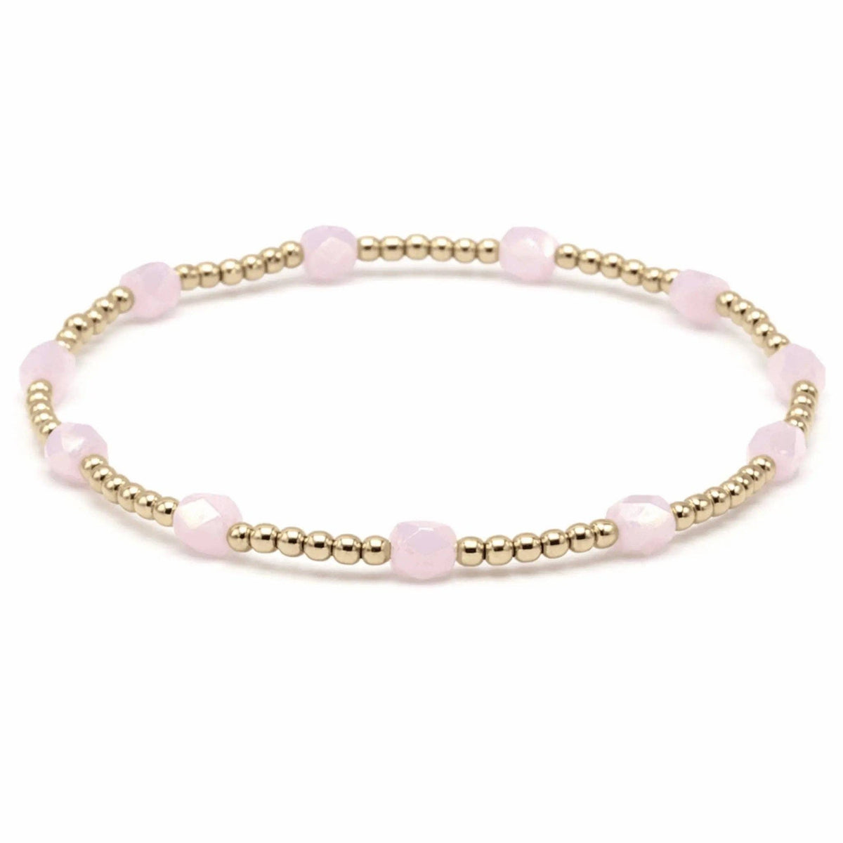 The Key West Bracelet in Light Pink: 7"