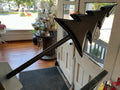 Matte Black Metal Christmas Tree 16.75”